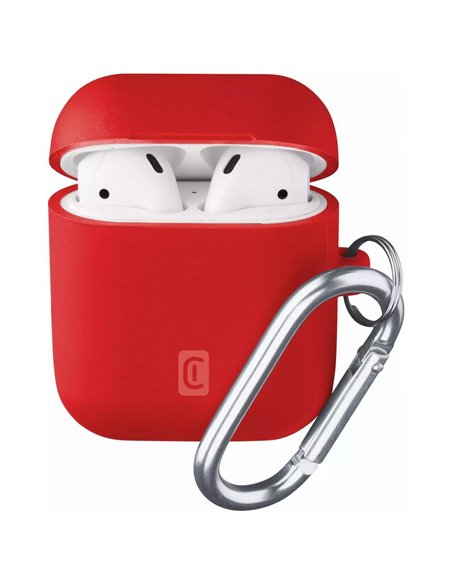 Чехол для Airpods Cellularline Bounce - AirPods 1 & 2, Красный Чехол для Airpods Cellularline Bounce - AirPods 1 & 2, Красный