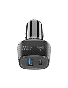 Автомобильное зарядное устройство Cellularline 18W+ PD 30W, 48Вт, Чёрный 2
