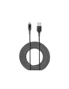 Cablu încărcare și sincronizare Cellularline Long Cable, USB Type-A/Lightning, 2,5m, Negru