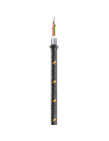 Кабель для зарядки и передачи данных Cellularline Strong Cable, Lightning/USB Type-C, 2м, Чёрный