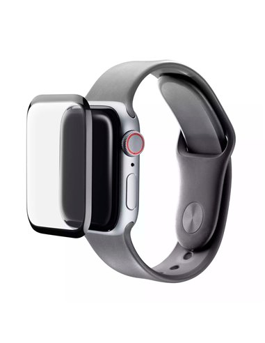 Защитное стекло Cellularline Apple Watch 41mm, Чёрный