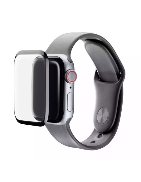 Защитное стекло Cellularline Apple Watch 41mm, Чёрный