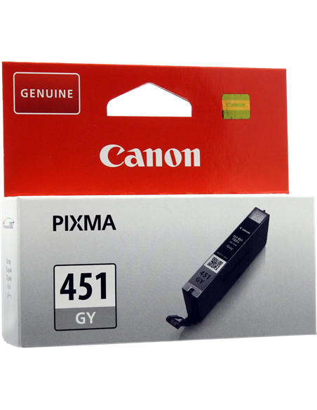 Картридж чернильный Canon CLI-451GY, 7мл, Серый