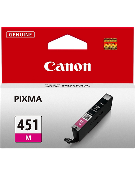 Картридж чернильный Canon CLI-451M, 7мл, Пурпурный