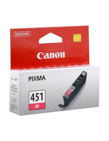 Картридж чернильный Canon CLI-451M, 7мл, Пурпурный