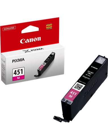 Картридж чернильный Canon CLI-451M, 7мл, Пурпурный