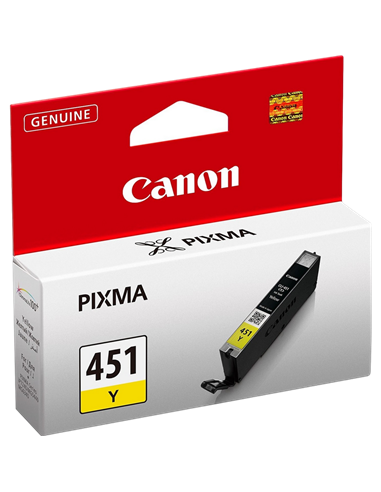 Картридж чернильный Canon CLI-451Y, 7мл, Желтый