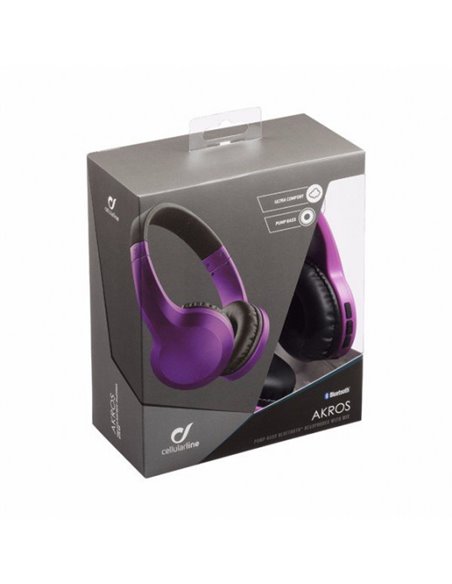 Căști Cellularline Akros Light, Violet