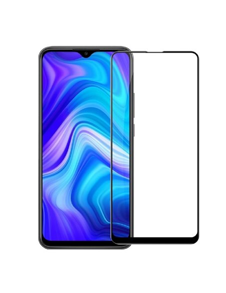 Sticlă de protecție Xcover Xiaomi Redmi 9 All Glue, Negru