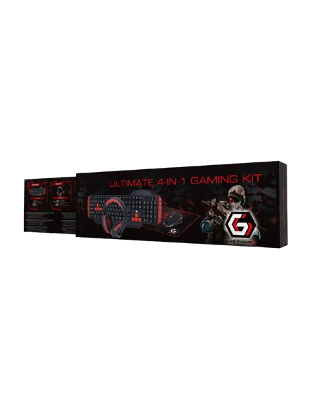 Set Tastatură + Mouse + Mouse Pad + Căști Gembird GGS-UMG4-02, Cu fir, Negru/Rosu Set Tastatură + Mouse + Mouse Pad + Căști Gembird GGS-UMG4-02, Cu fir, Negru/Rosu