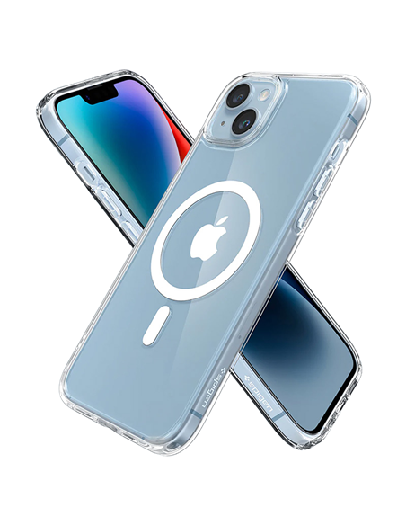 Чехол Spigen iPhone 14, Ultra Hybrid Mag Magsafe, Белый