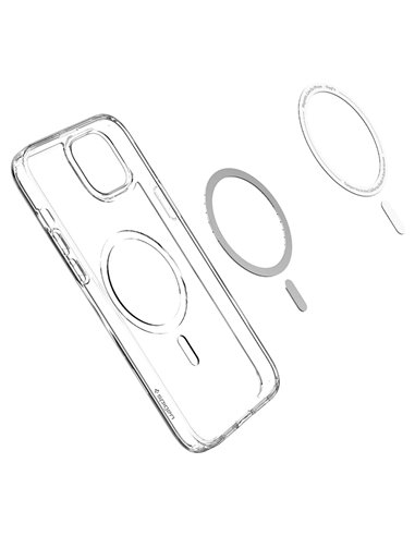 Чехол Spigen iPhone 14, Ultra Hybrid Mag Magsafe, Белый