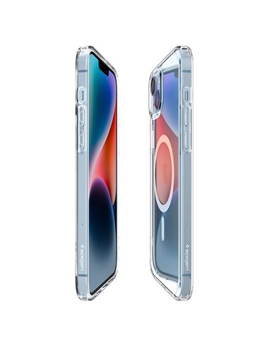 Чехол Spigen iPhone 14, Ultra Hybrid Mag Magsafe, Белый