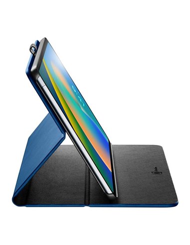 Husă pentru tabletă Cellularline Folio - iPad 10.9" 2022, 10,9", Piele artificială, Albastru