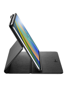 Husă pentru tabletă Cellularline Folio - iPad 10.9" 2022, 10,9", Piele artificială, Negru