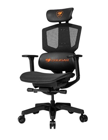 Scaun Gaming Cougar Argo One, Plasă elastomerică respirabilă, Portocaliu