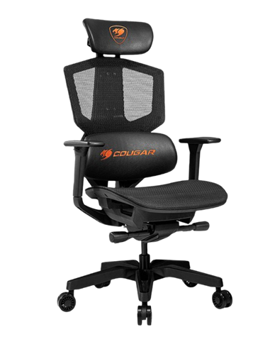 Scaun Gaming Cougar Argo One, Plasă elastomerică respirabilă, Portocaliu
