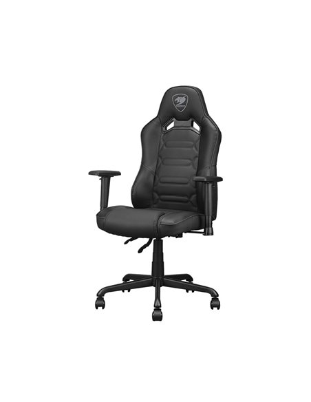 Игровое кресло Cougar Fusion S, ПВХ Кожа, Чёрный