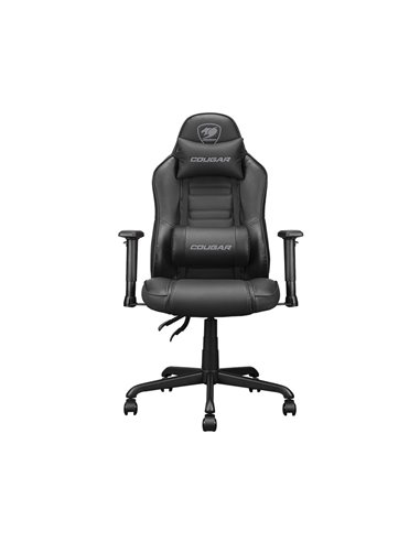 Scaun Gaming Cougar Fusion S, PVC Piele, Negru