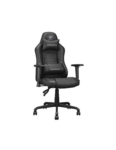 Scaun Gaming Cougar Fusion S, PVC Piele, Negru
