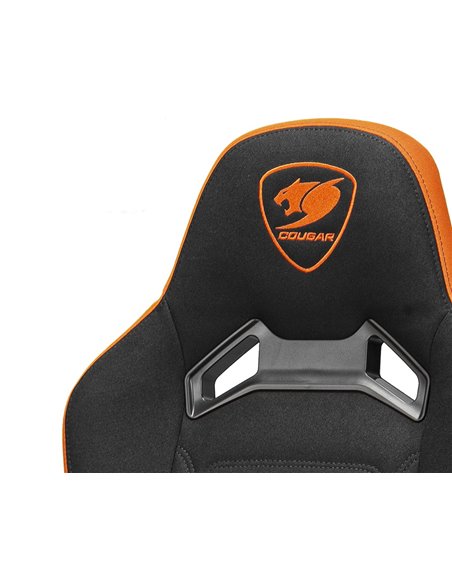 Scaun Gaming Cougar Fusion SF, Plasă elastomerică respirabilă, Portocaliu