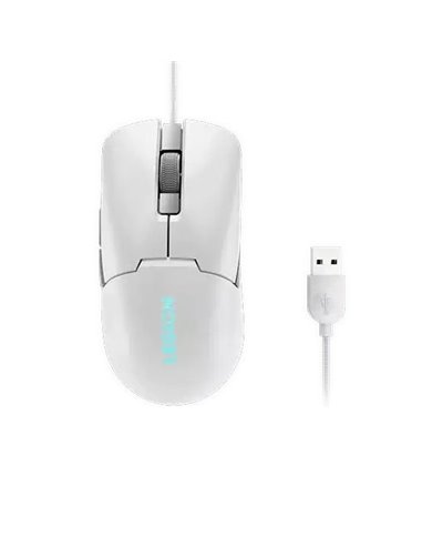 Gaming Mouse Lenovo M300s, Alb