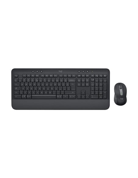 Set Tastatură + Mouse Logitech MK650, Fără fir, Grafit