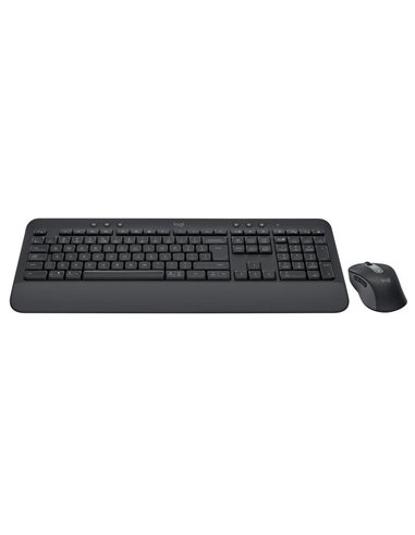 Set Tastatură + Mouse Logitech MK650, Fără fir, Grafit