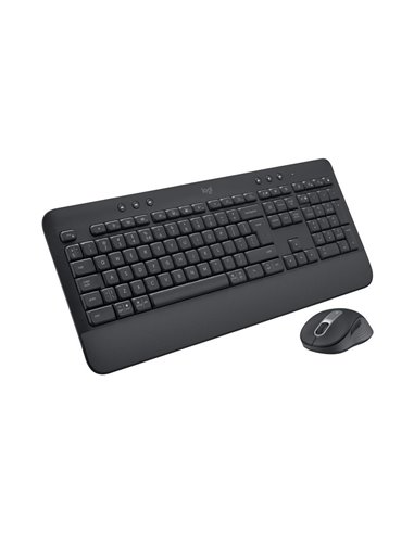 Set Tastatură + Mouse Logitech MK650, Fără fir, Grafit