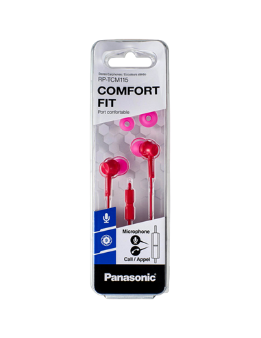 Наушники Panasonic RP-TCM115GC, Розовый
