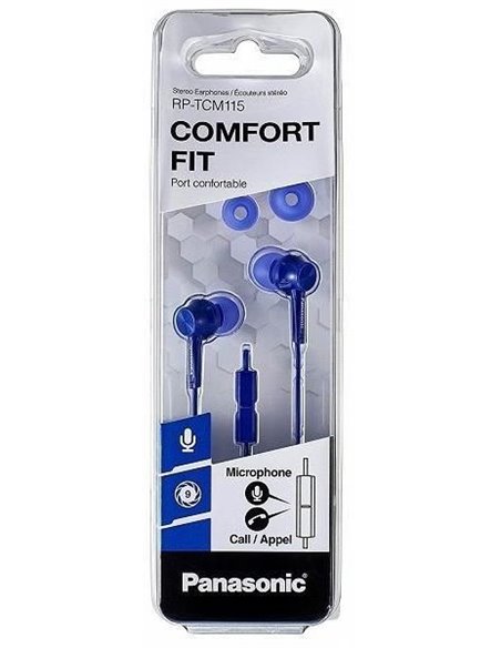 Căști Panasonic RP-TCM115GC, Albastru
