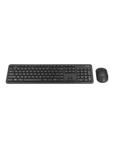 Set Tastatură + Mouse ASUS CW100, Fără fir, Negru