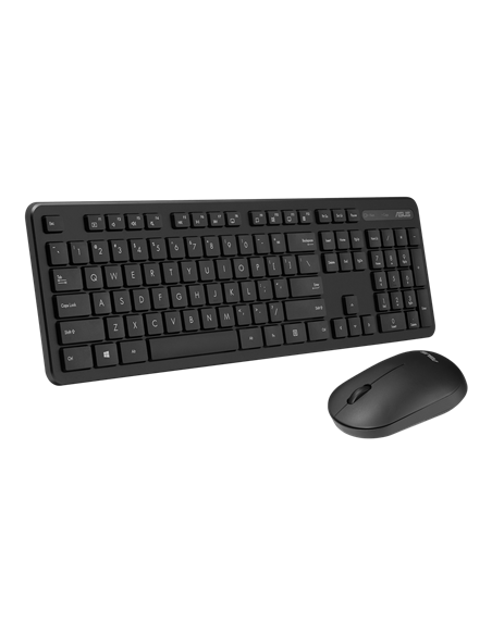 Set Tastatură + Mouse ASUS CW100, Fără fir, Negru