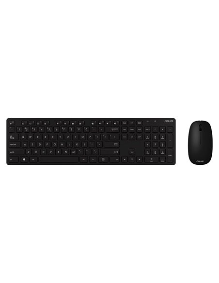 Set Tastatură + Mouse ASUS W5000, Fără fir, Negru