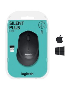 Беcпроводная мышь Logitech M330 Silent Plus, Чёрный 2