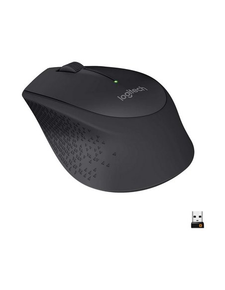 Беcпроводная мышь Logitech M330 Silent Plus, Чёрный Беcпроводная мышь Logitech M330 Silent Plus, Чёрный