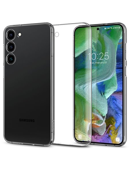Husă Spigen Samsung S23+, Airskin, Crystal Clear