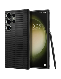 Husă Spigen Samsung S23 Ultra, Liquid Air, Negru mat