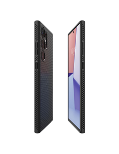 Чехол Spigen Samsung S23 Ultra, Liquid Air, Матовый черный 2