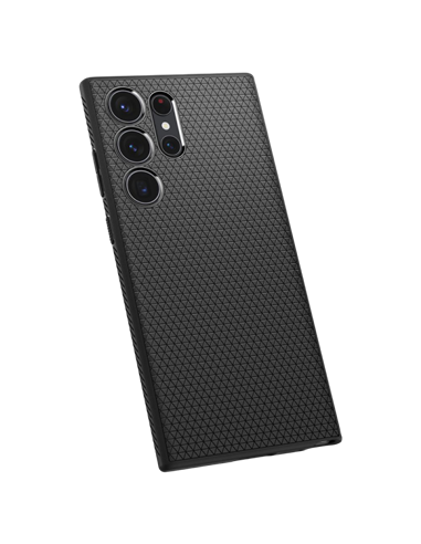 Чехол Spigen Samsung S23 Ultra, Liquid Air, Матовый черный