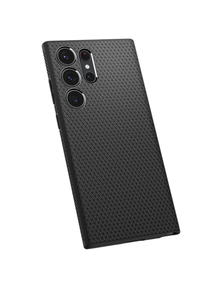Чехол Spigen Samsung S23 Ultra, Liquid Air, Матовый черный
