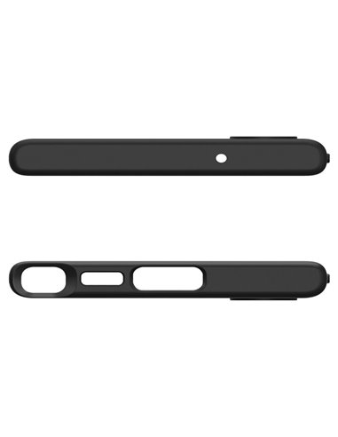 Чехол Spigen Samsung S23 Ultra, Liquid Air, Матовый черный
