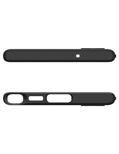 Чехол Spigen Samsung S23 Ultra, Liquid Air, Матовый черный