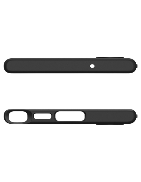 Чехол Spigen Samsung S23 Ultra, Liquid Air, Матовый черный