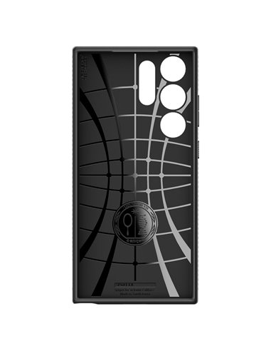 Чехол Spigen Samsung S23 Ultra, Liquid Air, Матовый черный