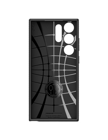 Чехол Spigen Samsung S23 Ultra, Liquid Air, Матовый черный