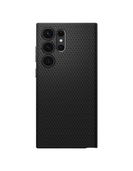 Чехол Spigen Samsung S23 Ultra, Liquid Air, Матовый черный