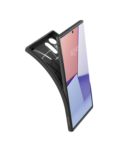 Чехол Spigen Samsung S23 Ultra, Liquid Air, Матовый черный