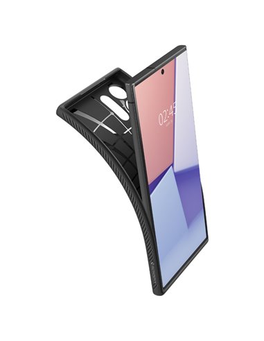 Чехол Spigen Samsung S23 Ultra, Liquid Air, Матовый черный