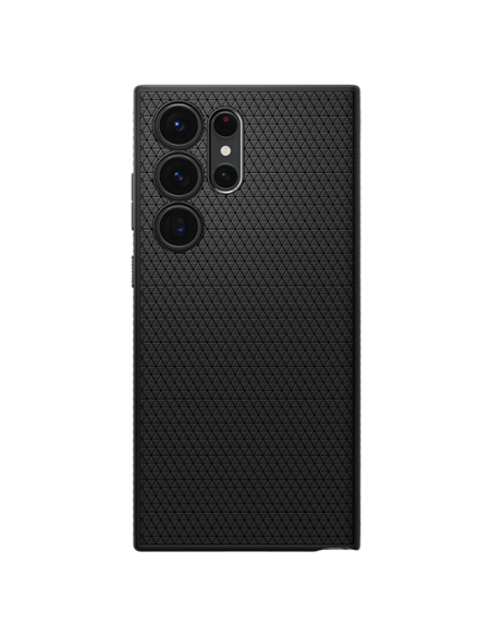 Чехол Spigen Samsung S23 Ultra, Liquid Air, Матовый черный
